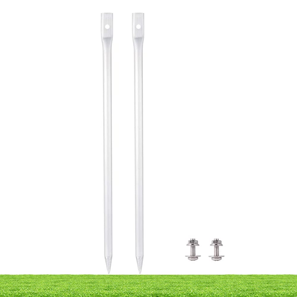Photo 1 of Kichwit 14" Long Metal Yard Stakes, Aluminum Alloy, for Lightweight Yard Signs Only