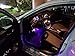 Car LED Strip Lights Interior LIghts Kit, Henlight 4 Pcs 36LED 16 Colors Multi-color Car Under Dash Lighting, Waterproof Car Neno Lights Strip with Multi-Mode Change and Remote Control