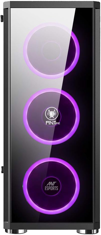 Ant PC Lasius IL970K Gaming PC (Intel Core i7 9700K/16GB RAM/2TB SATA HDD + 250GB SSD/Windows 10 Home 64-Bit Trial Version/8GB NVIDIA Geforce RTX 2070 Super Graphics), Black