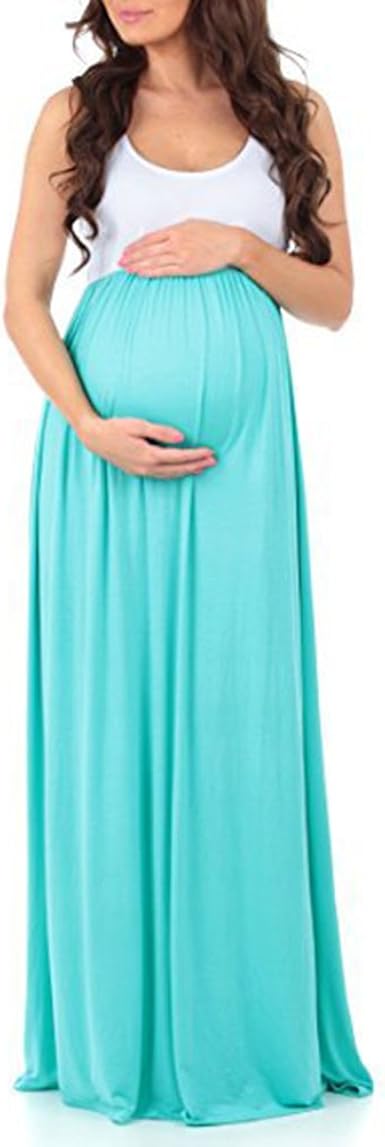 mint green maternity maxi dress
