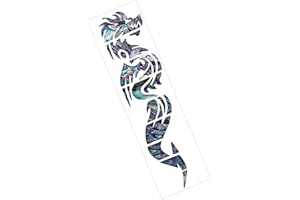 Artibetter Electric Guitar Fretboard Sticker Sheet with Self-adhesive Inlay Decals for Bass Guitar Fingerboard