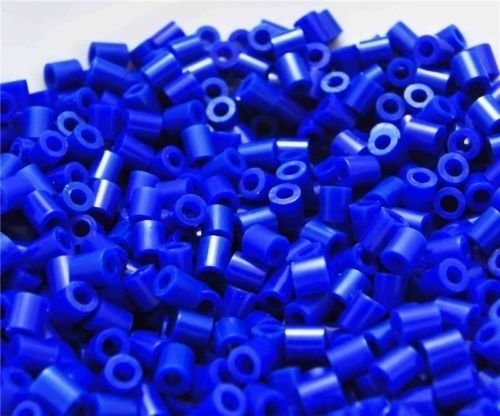 Gift pocket DIY 5mm Hama/perler Beads 1000 pack for Christmas Gift 13 Colours Blue