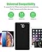 Power Bank X-DRAGON 25000mAh Portable Phone Charger Battery Pack Backup High Capacity External Battery with Dual Inputs & Outputs(USB C & Micro), LCD Digital Display for Smart Devices Android Phone