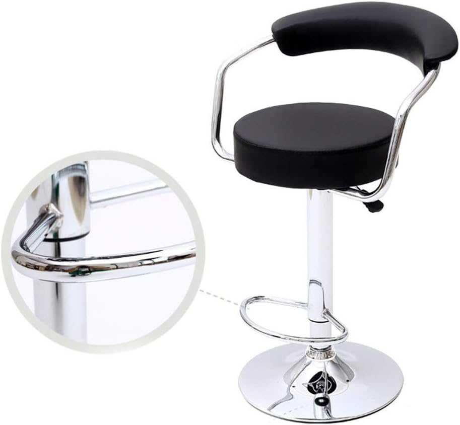 Yadianna Bar Stools Adjustable Hydraulic Rolling Swivel Bar Stool Chair Salon Spa Stools Rest 360-degree Work Drafting Rolling Stool for Clinic Dentist Spa Massage Office Comfortable: Kitchen & Dining