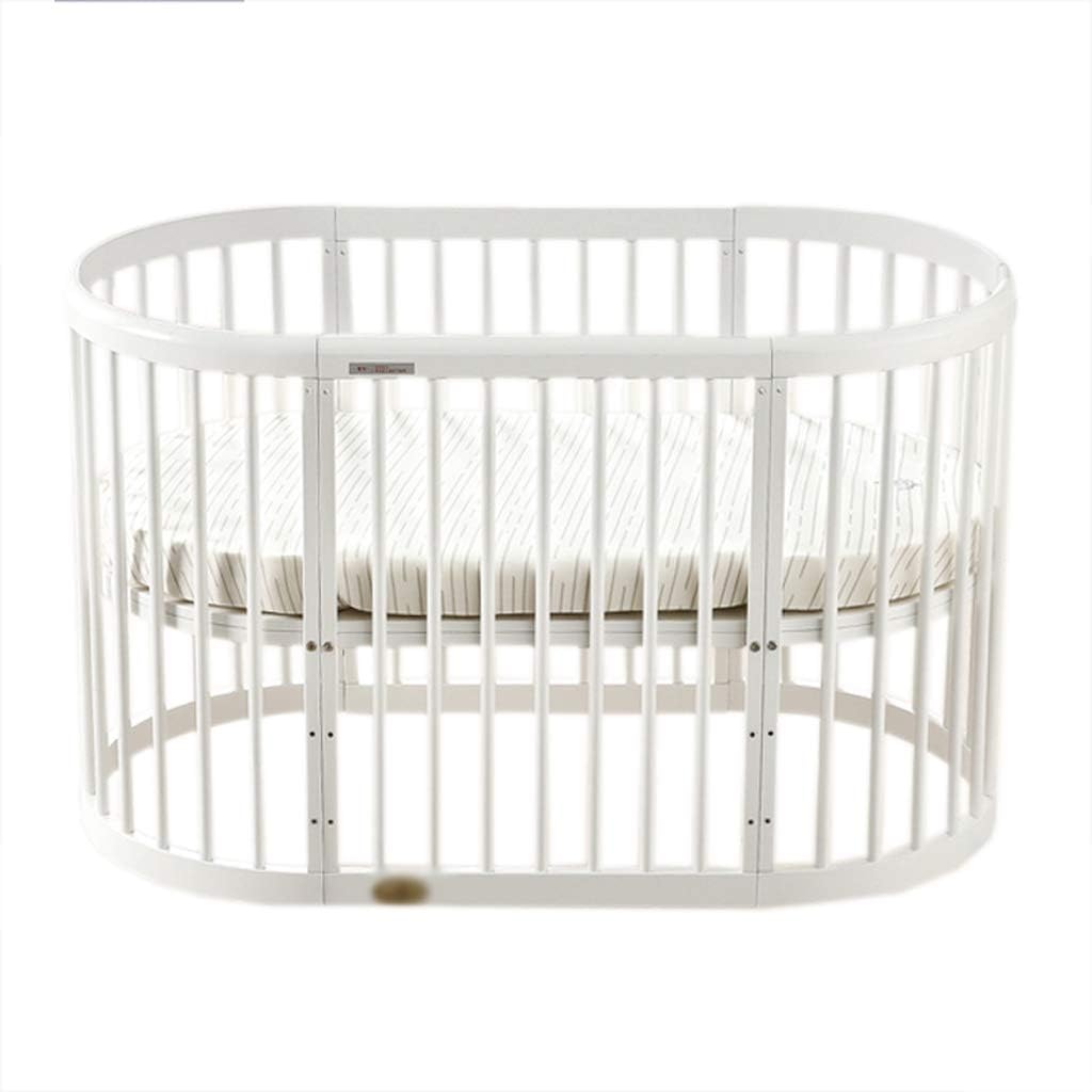 white round cot