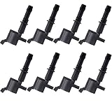 ECCPP Ignition Coils Pack of 8 Compatible with Ford Lincoln Mercury V8 V10 4.6L 5.4L 6.8L 2005-2008 Replacement for DG511 C1541 FD508