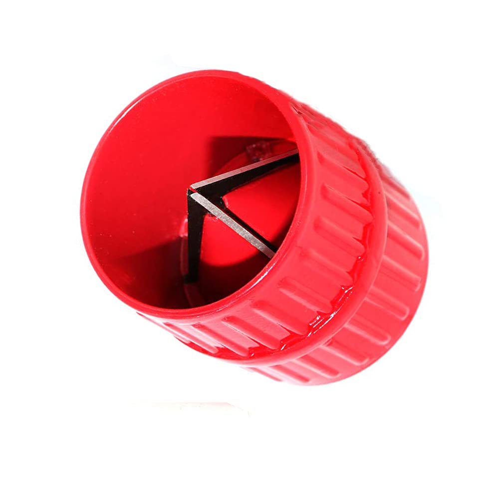 Jieddey Pipe Deburring Tool,Plumbing Tools Universal Pipe Reamer Plastic Inner-Outer Reamer Plumbing Tools De-Burring Cutters CT-208A