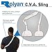 Rolyan C.V.A. Sling, Universal Hemi Sling for Shoulder, Hand, & Arm, Shoulder Sling for Men & Women, Padded Shoulder Brace with Strap for Abduction, Arm Sling for Dislocated Shoulder or Broken Arm