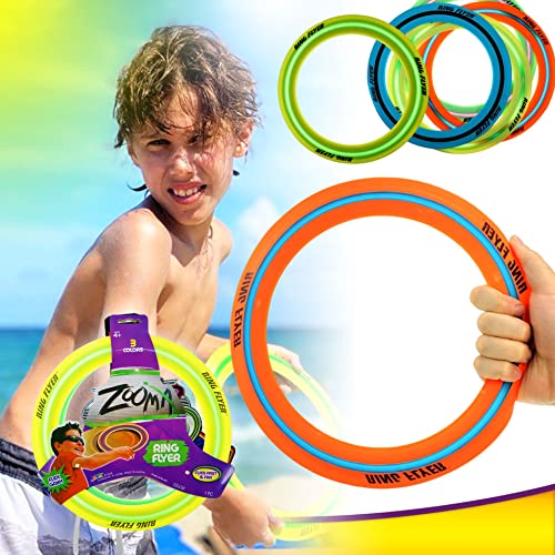 Pro Water Hopper Ball + Zooma Ring Flying Disc (2 Pack) JARU. Water