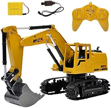 Buy Volwco Jcp Excavator Bulldozer Construction Vehicle Full Remote Control Excavator Metal Toy Tractor Construction Vehicle Toy Rechargeable Digger Tractor Kids Toys Excavator Truck Cars Online At Low Prices In India