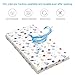 Allo Fitted Crib Sheets, 100% Safe Cotton, Soft Breathable Hypoallergenic Sheets for Baby, Boy, Girl, Fits Standard Crib Mattress and Toddler Mattress (1-Pack, Planet)