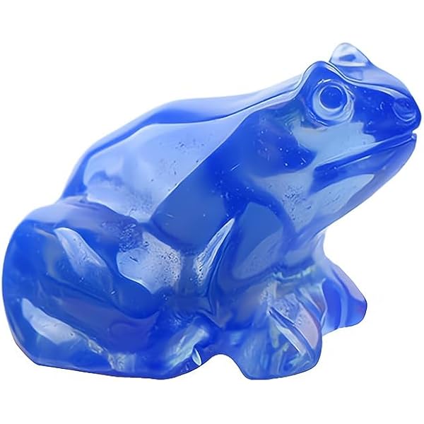 Amazon.com: SHIDXIB 1Pcs Crystal Carved Frog Blue Opal