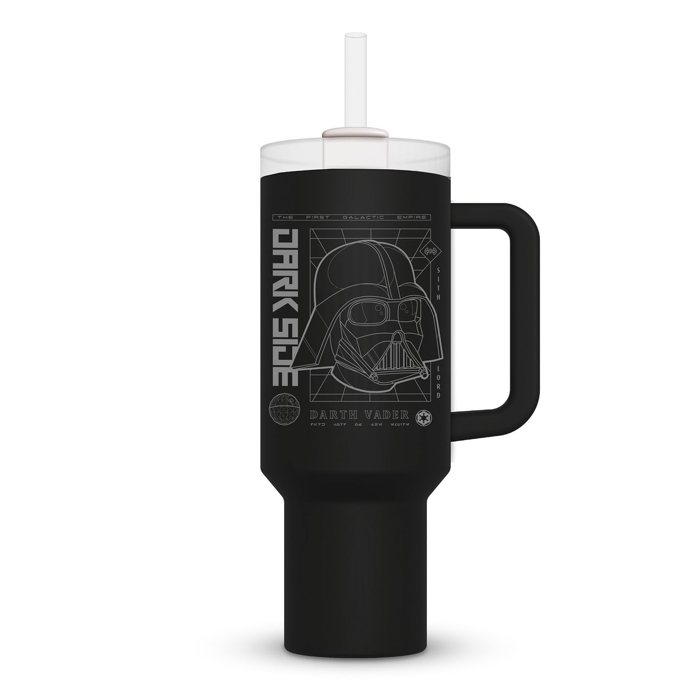 Darth Vader Star Wars Bottle With Straw 1180Ml, Black