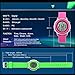 Kid Watch Multi Function 50M Waterproof Sport LED Alarm Stopwatch Digital Child Wristwatch for Boy Girl Pink