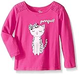 The Children's Place Baby and Girls' Long Sleeve Shirred Top