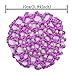 STHUAHE 13 PCS Ladies Handmade Knit Mesh Fabric Pearl Bun Cover Snood Hair Net hair Accessories For Ballet Dance Skating Sports and Daily Working (13 Color)