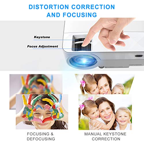 HOPVISION-Mini-Proyector-1080P-Full-HDProyector-Porttil-de-4500-Lmenes-con-Pantalla-Mx-de-180Proyector-LED-de-60000-HorasProyector-Cine-en-Casa-Compatible-con-HDMIAVUSBSDVGA