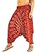 SARJANA HANDICRAFTS Mens Womens Rayon Mandala Pockets Harem Pants Yoga Drop Crotch Trouser