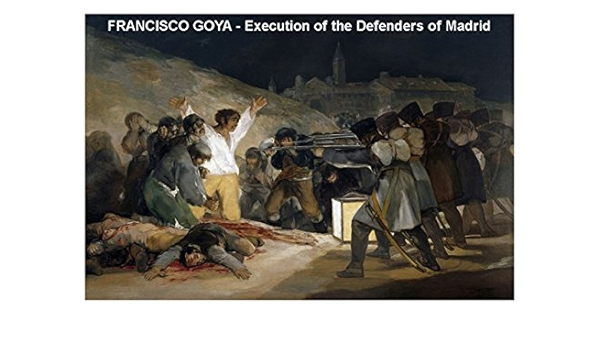 IMÁN PARA NEVERA - PINTURA CLASSICA - GOYA - EXECUTION OF THE ...