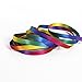 Satin Ribbon Gradient Rainbow Double Side Rainbow Colorful Printed 50 Yard 3/8