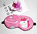5Pcs Cute Unicorn Sleeping Mask for Girls Sleep Eye Cover Lightweight Blindfold Soft Eye Mask for Kids Teens Men Women