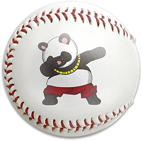 Hip Hop Dabbing Panda Fashion Baseballs For Practice Competitions Gifts CraftsRaised Seam Safety Baseball