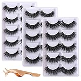 3D Fake Eyelashes Reusable Thick Crisscross False Eyelashes Pack Volume Handmade Soft Eyelash- 3 Styles 15 Pairs