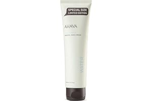 AHAVA Dead Sea Water Mineral Hand Cream - Hand Moisturizer For Dry Cracked Hands, Light & Fast Absorbing, Enriched with Exclusive blend Osmoter, Smoothing Witch Hazel & Soothing Allantoin