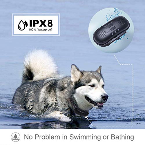 YHPOYLP 2020 Wireless Dog Fence-Master Voice In-Ground Pet Containment System, Underground Electric Dog Fence System, IPX7 Rechargeable Waterproof Shock Collar Compatible with All Kinds Wire - Thumbnail 5