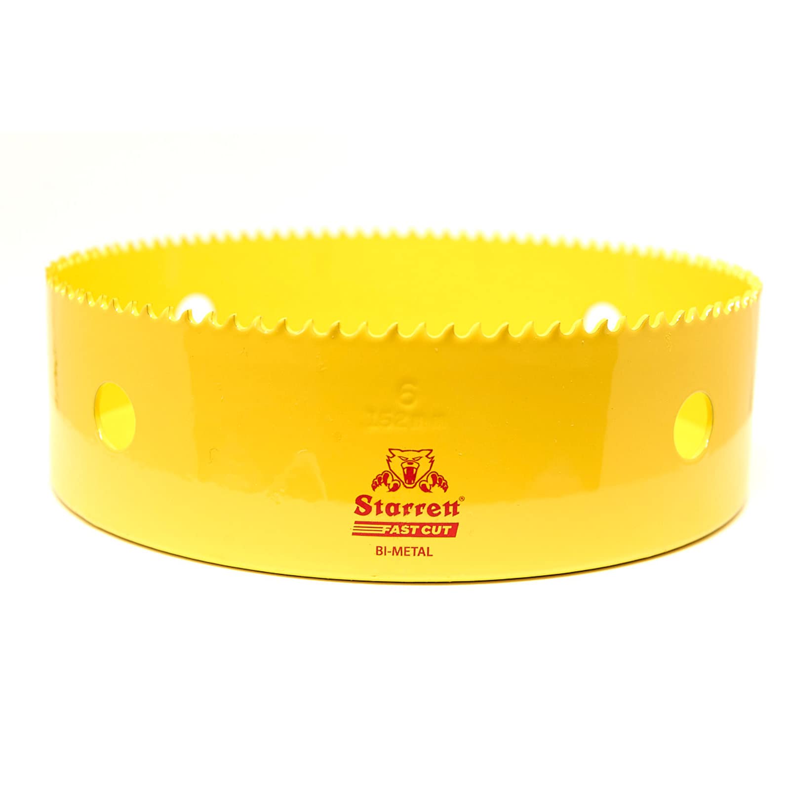 Starrett Hole Saw, Yellow, 152 mm