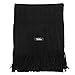 Falari Men Knitted Winter Scarf 2098-BLACK