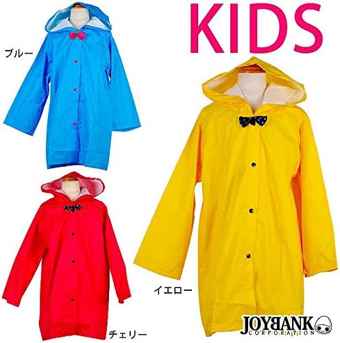 Amazon Co Jp ノーブランド品 ドットりぼんレインコート 雨具 カッパ 子供用 キッズ レディース フリー イエロー 服 ファッション小物