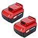 Lasica 2 Pack PC18B 4000mAh 18V Lithium Battery - Compatible with Porter Cable 18 Volt Cordless Power Tools Battery PC18BL PC18BLX PCC489N PC188 PCXMVC Replacement for Porter Cable 18-Volt Battery