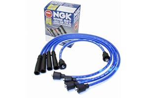 SIXITY AUTO NGK Spark Plug Wire Set compatible with Suzuki Samurai 1.3L L4 1985-1995