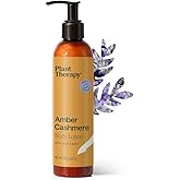 Plant Therapy Amber Cashmere Body Lotion with Aloe & Shea 8 oz Natural Scent with Warm Amber Tones, Deep Moisture for Smooth, Healthy Skin, Enriched with Vitamins and Antioxidants