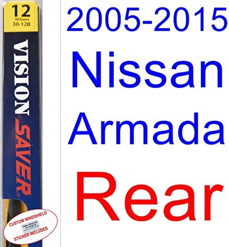 2005-2015 Nissan Armada Wiper Blade (Rear) (Saver Automotive Products-Vision Saver) (2006,2007,2008,2009,2010,2011,2012,2013,2014)