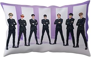 holly joll BTS Cushion Cover Pillowcase Covers Throw Pillow Case for Sofa Living Room Bedroom Dorm Decor 20x30 Inch