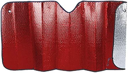 Screen Aluminized SunShade - Sizes: 60 x 130 cm - SILVER/RED - Ref. AZ. 2611.002093RJ