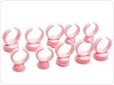 OVALA 50 Piece Disposable Eyelash Glue Rings Extension Nail Art Medium No view 2