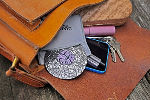 Danforth - Pansy Pewter Purse Mirror (Purple)