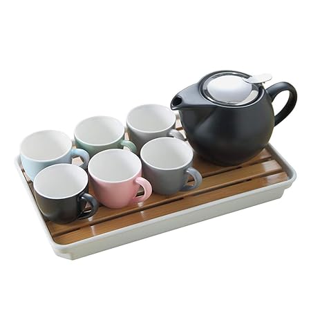 Whygry Juego de Taza de café de cerámica, Taza Resistente al Calor ...