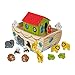 KidKraft Noah's Ark Shape Shorter with 17 Wooden Pieces, Toddler and Preschooler Toy Playset
