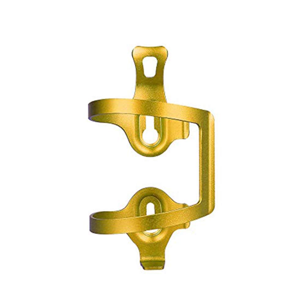 VOANZO Bicycle Bottle Cage, Aluminum One Piece Mountain Bike Cup Holder, Cycling Bicycle Accessories (gold)