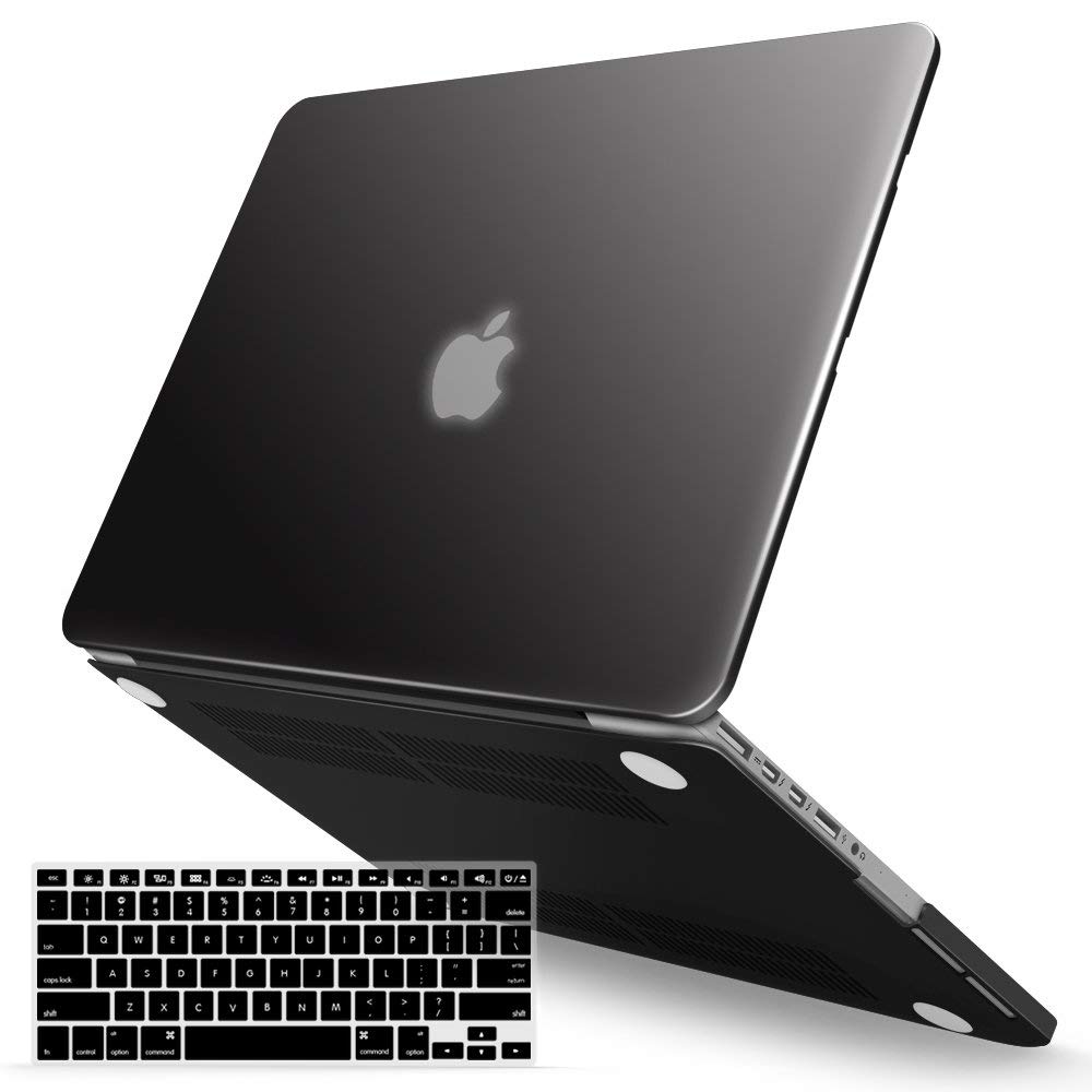 Mua Ibenzer Macbook Pro 15 Inch Case 15 14 13 12 A1398 Hard Shell Case With Keyboard Cover For Old Version Apple Mac Pro Retina 15 Black R15bk 1 Tren Amazon Mỹ Chinh Hang 21 Fado
