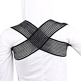 Yosoo Adjustable Back Posture Correction Belt Support Sport Corrector Lumbar Shoulder Brace Belt