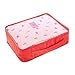 HiDay 7 Set Packing Cube - 3 Travel Cubes + 3 Pouches + 1 Drawstring Backpack Bag