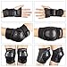 NAVESTAR Knee Pads Elbows Pads Wrist Guards for Kids & Adults, 3 in 1 Protective Gear Set for Skateboarding, Roller Skating, Rollerblading, Snowboarding