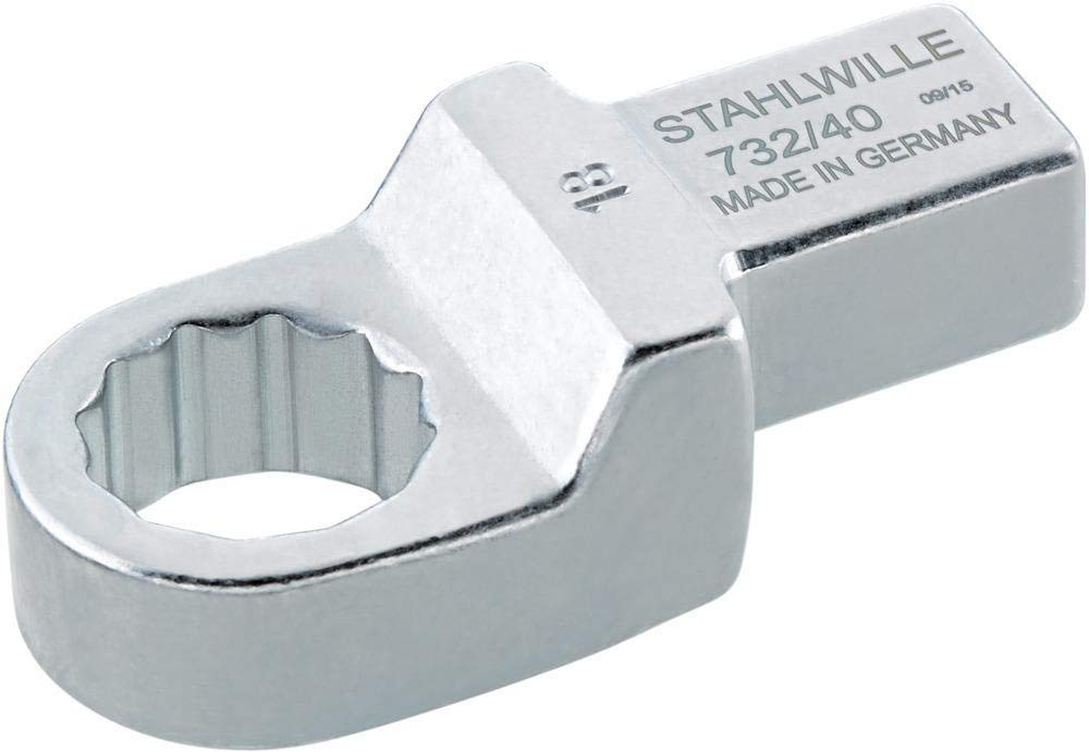 Stahlwille 58221010 732/10 Ring Insert Tool, 10mm Spanner Opening, 17.2mm Head Diameter