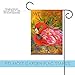 Toland Home Garden 119458 Pink Flamingo Welcome Flag 12x18 Inch Double Sided for Outdoor Bird House Yard Decoration