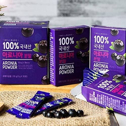 Korean Aronia Powder 3g x 30sticks Non-Synthetic Additives Freeze-dried product